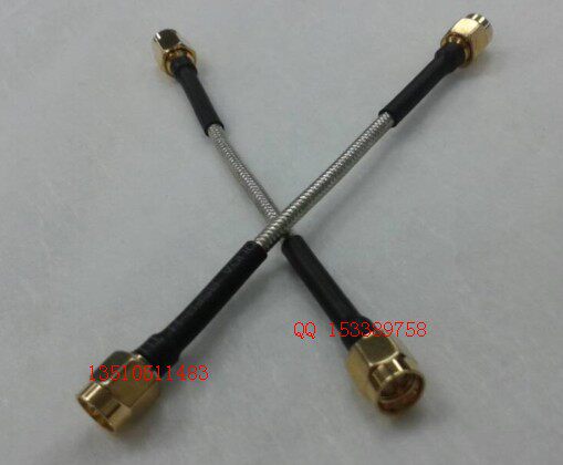 SMA-JJ同轴RG402损耗AP跳线高频SMA公对公射频半柔线50欧姆微波线