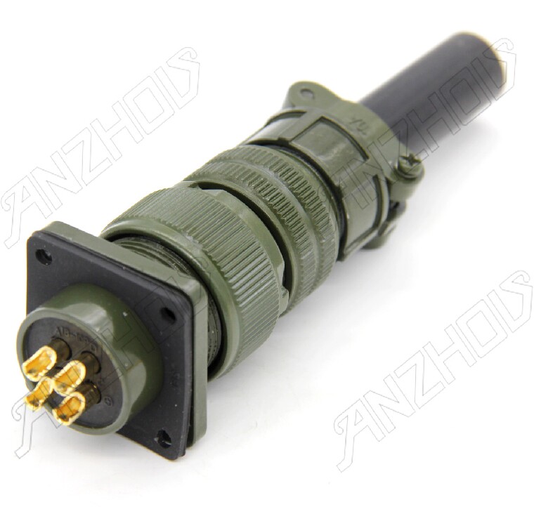 MS5015美军标4芯航空插头MS3106A-18-10P MS3102A-18-10S 连接器