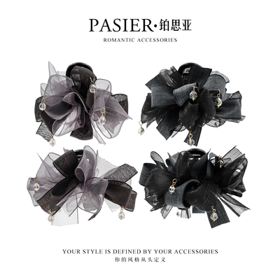 抓夹女高级感赫本风铂思亚同款小步舞曲日常优雅百搭抓夹FB3094