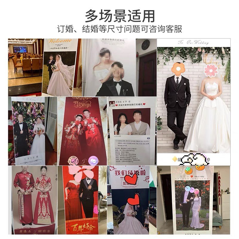 铁质加重门型展架X型广告牌弹簧挂画立式易拉宝海架pvc报制作印刷图片