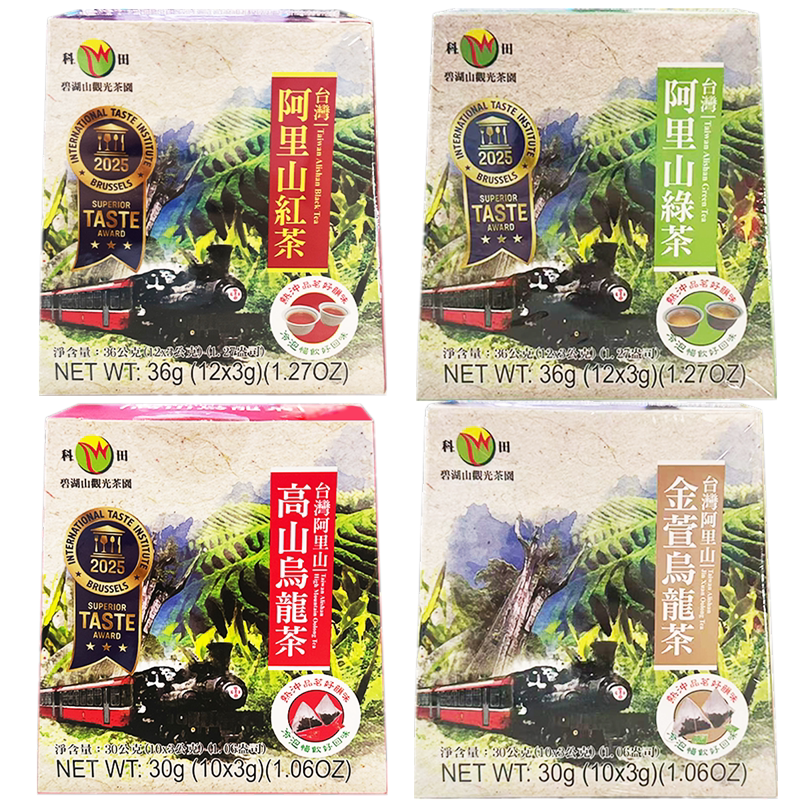 科田阿里山高山茶组合36g盒装