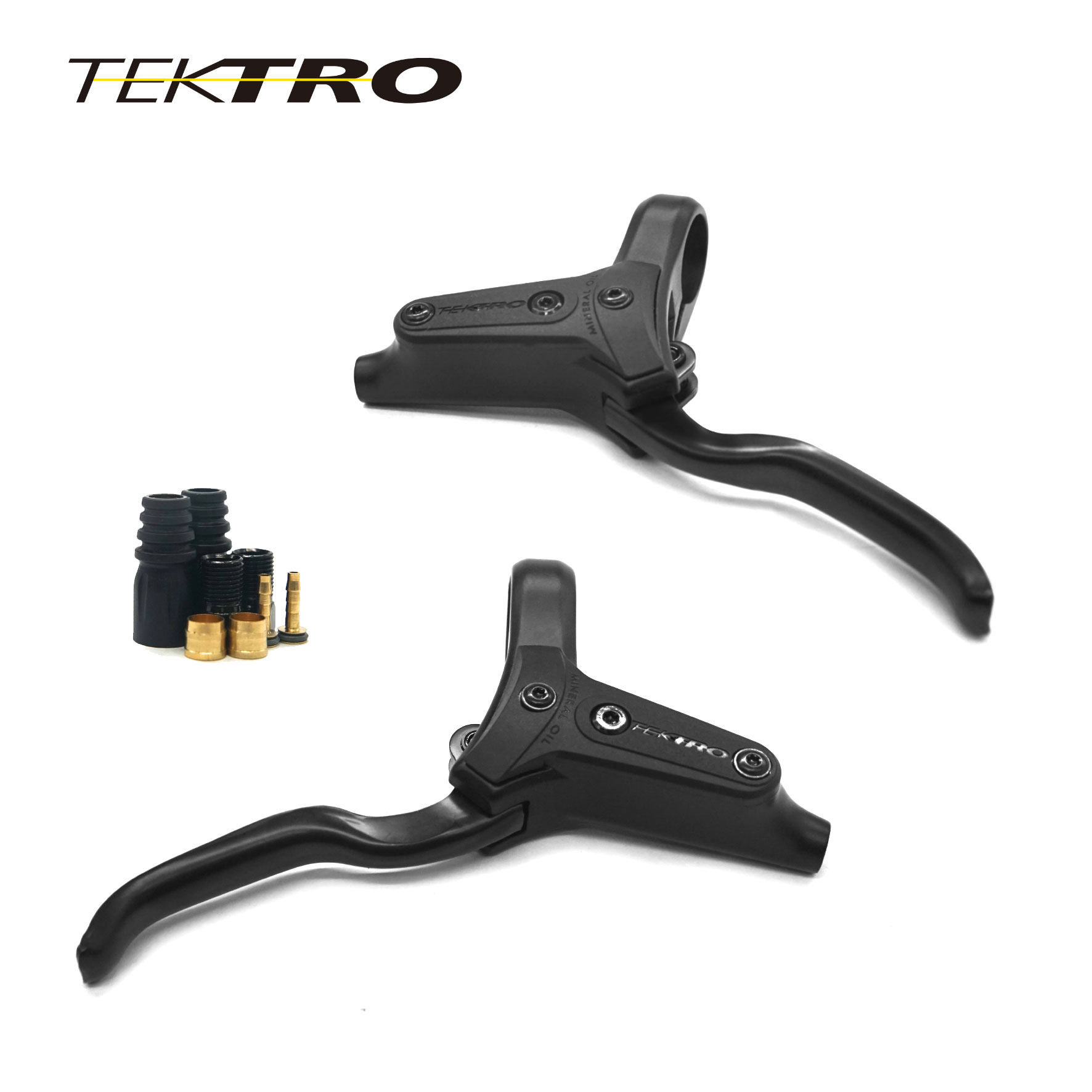 TEKTRO 彦豪HD1.4山地自行车刹车手把黑色金属刹车装置手柄配件