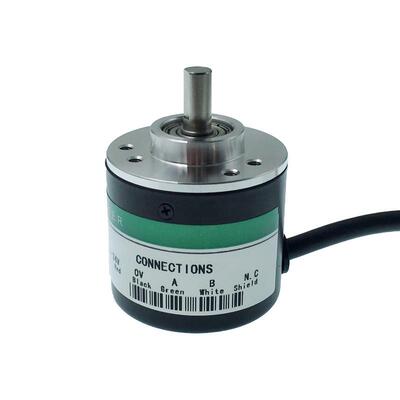 光电旋转编码器100 200 300 360 400 600脉冲 AB相 5-24V送联轴器