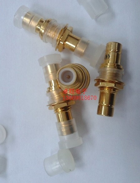 SMB-JJ射频连接器信号转换头 同轴信号转接头 SMB双公直头铜材75