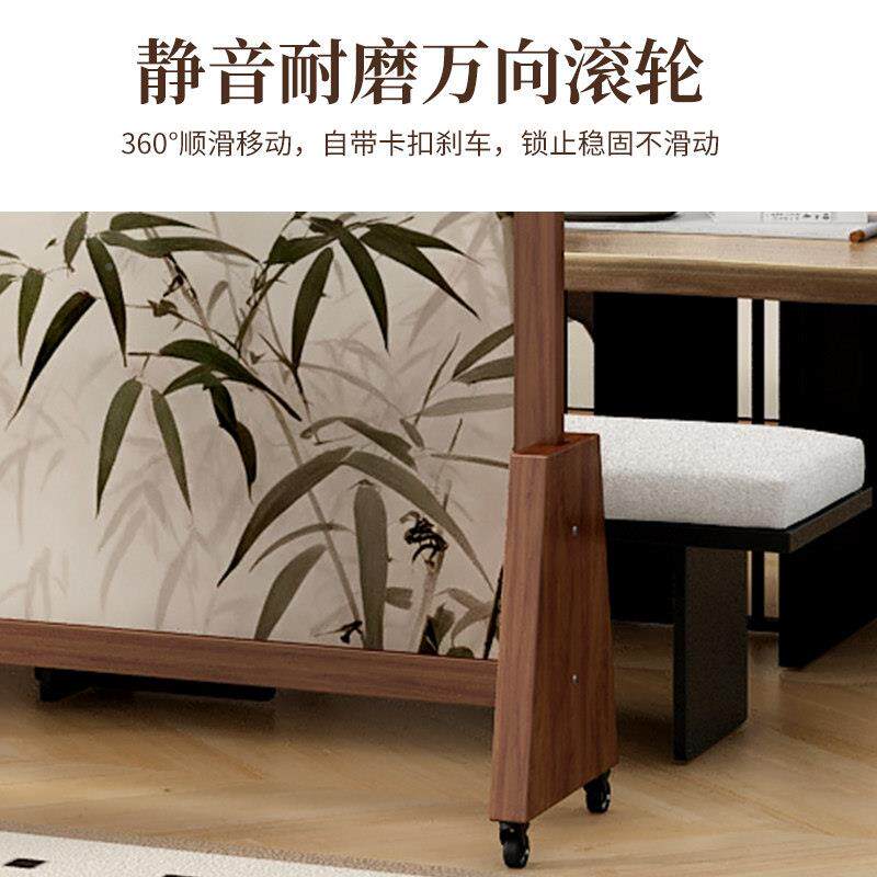 屏6风隔断202新款入户进门客W546456厅卧办公室玄折叠移室动新中