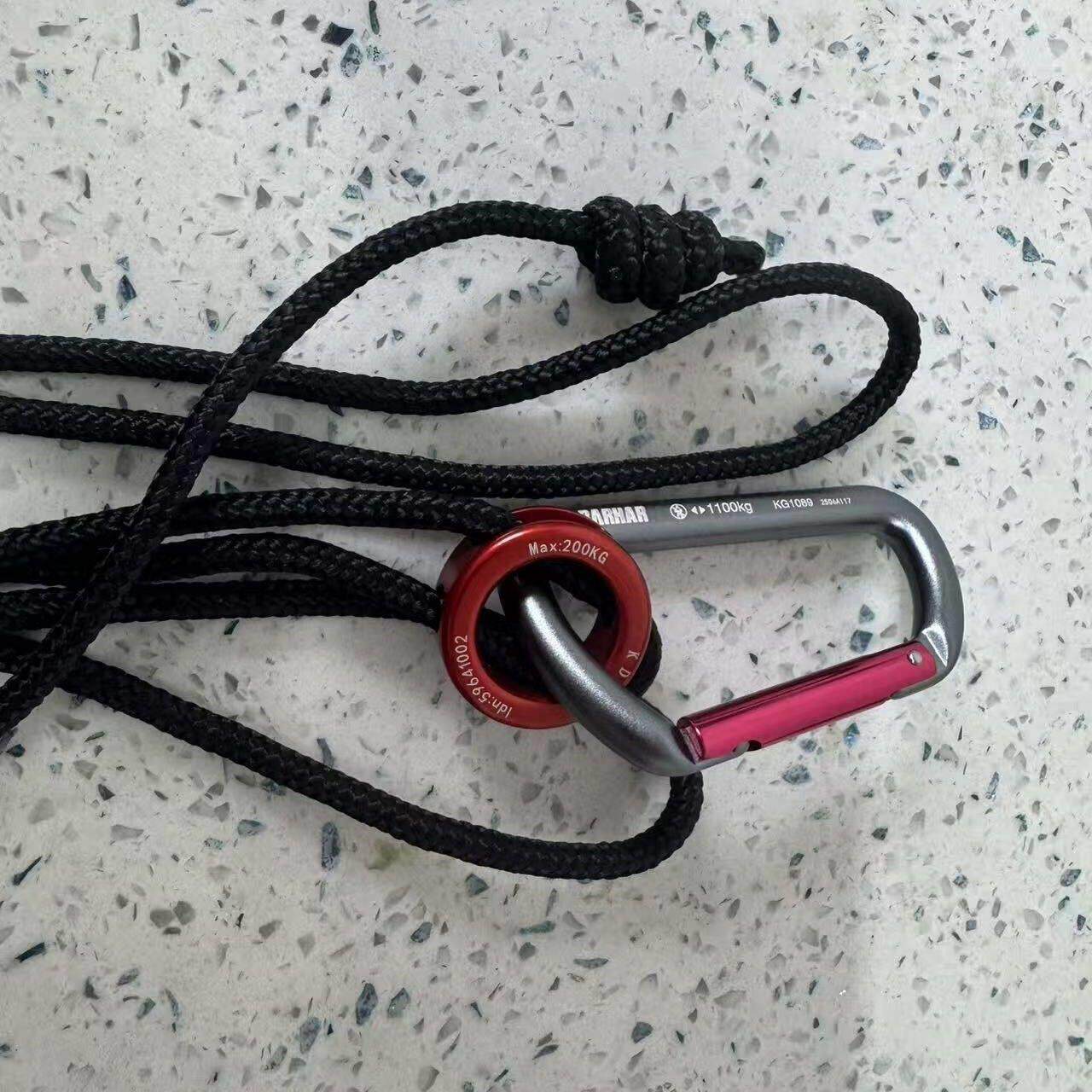 高空作业防坠工具/安丢全绳失手绳尼龙工落具防绳绳空调外机可调
