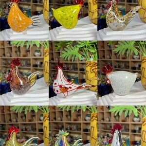 卡罗尔 B鸡合集手工琉璃创意装饰品摆件工艺品儿童送礼可爱摆件