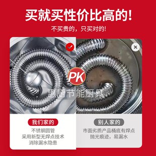 煮面炉配件大全40 45 50 60九鼎王蒸包炉汤桶不锈钢波纹圆过火管