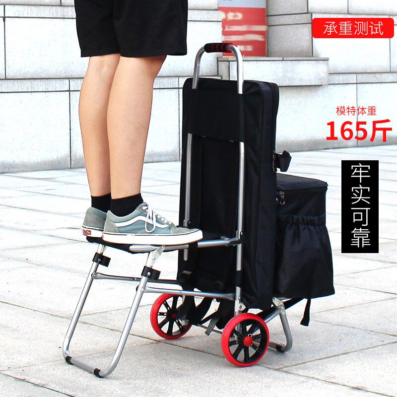 多索多西写生车 多功能画架车拉杆美术推车折叠爬楼梯小拉车美术