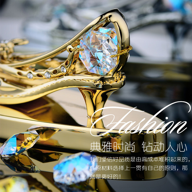 法兰博水晶车饰摆件 高级座式车用香氛 球形水晶车用香薰祛烟味提