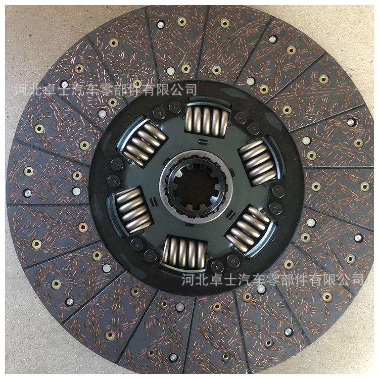 现货重汽款430型离合器片重汽豪沃陕汽德龙配件 430减震离合器片