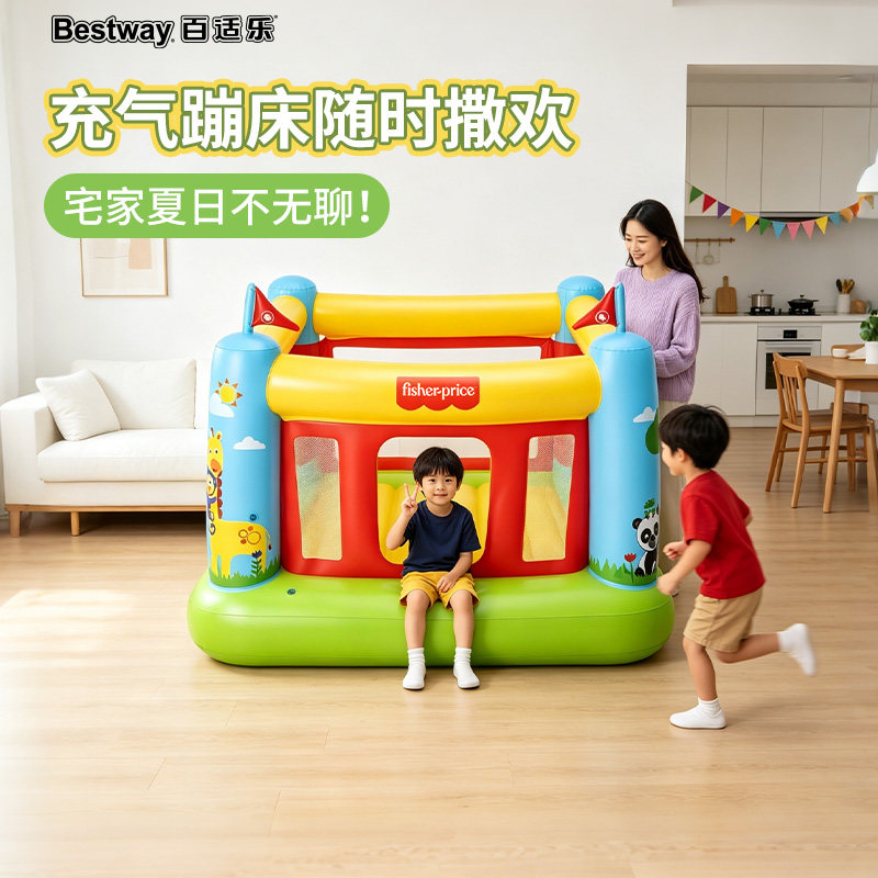 Bestway充气城堡蹦床小型家用图片