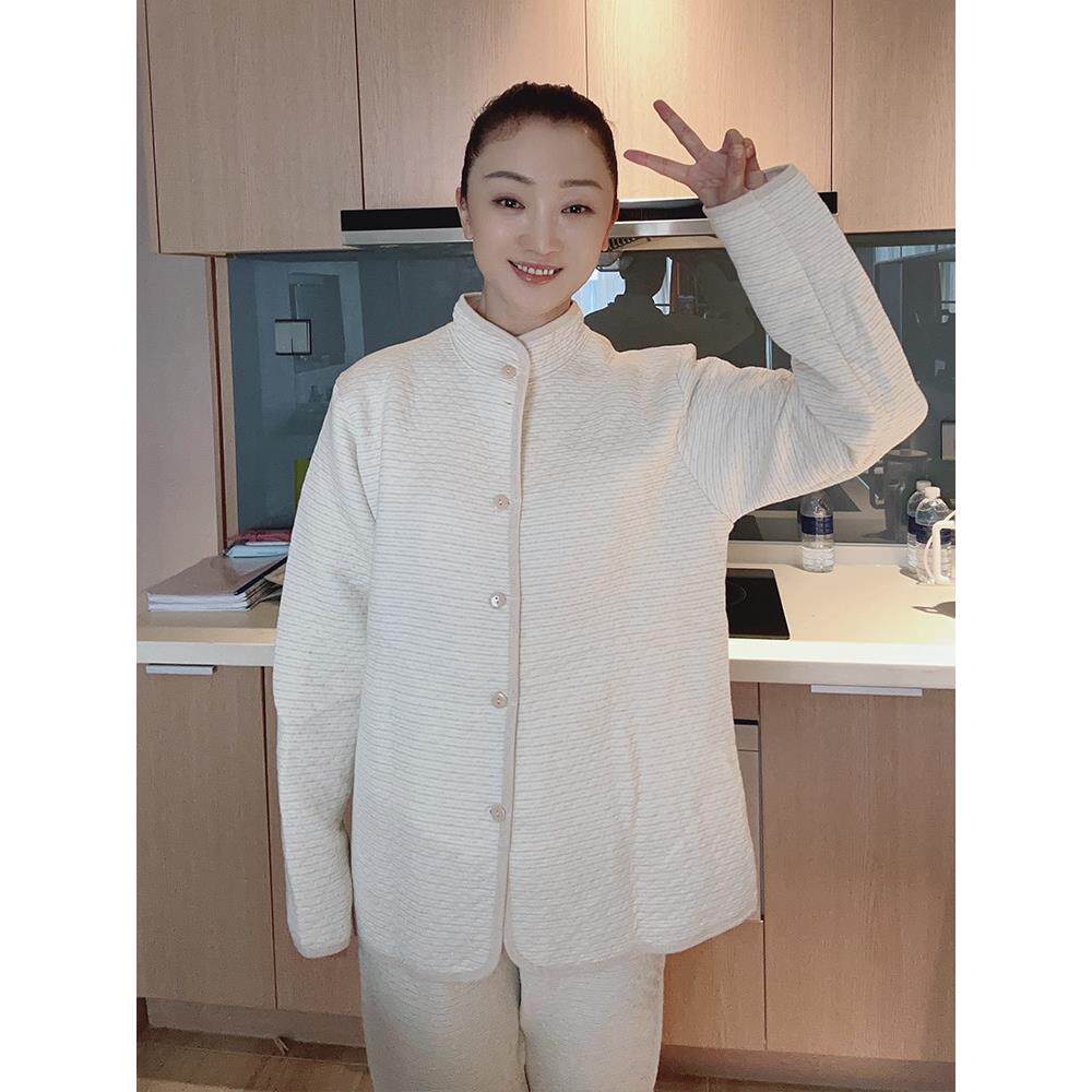 瑶之淘淘服保暖空有机彩746棉睡衣调家房月子服-加居厚