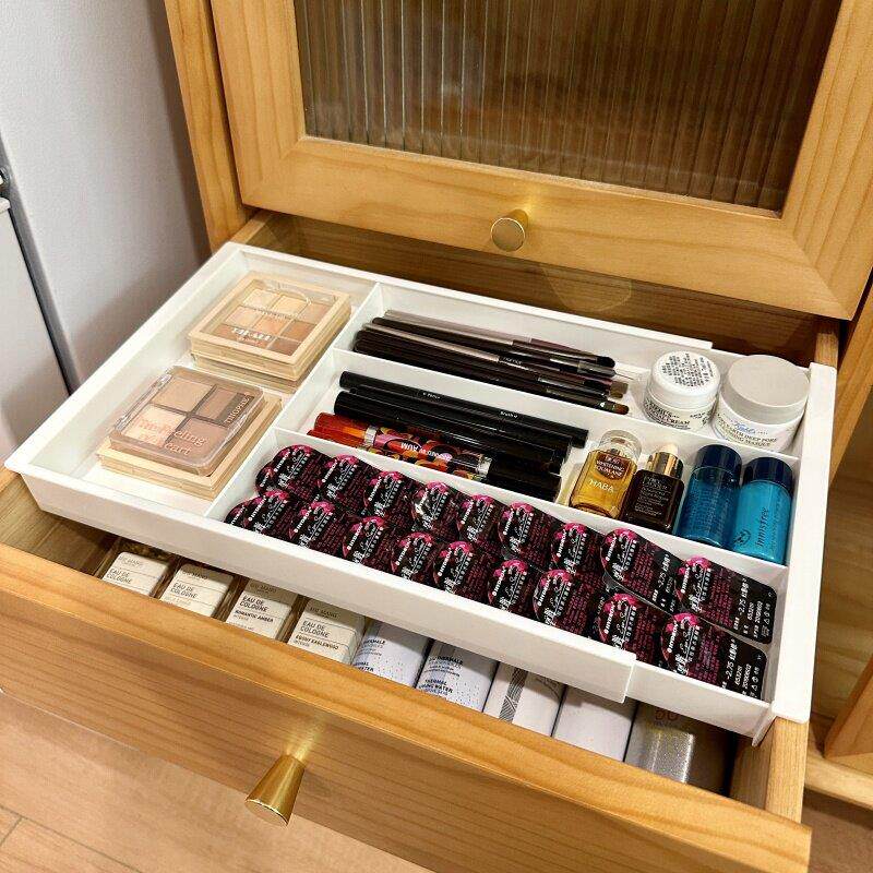 橱柜抽屉SW0647内置分隔神器伸缩抽分悬拉挂式上下置物架分层格收