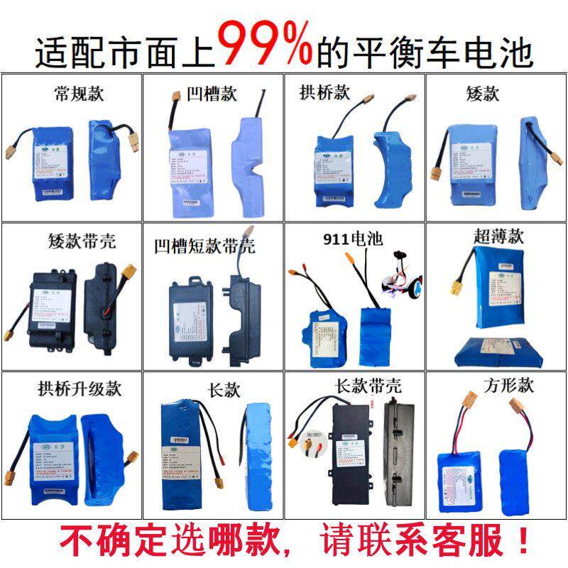 36V电动平衡车电池42V锂电池扭扭车领奥左拉阿尔郎通用平衡车配件