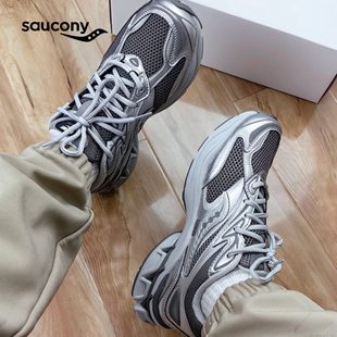 Saucony索康尼GRID FUSION缓震透气复古鞋时尚百搭休闲鞋潮流男鞋