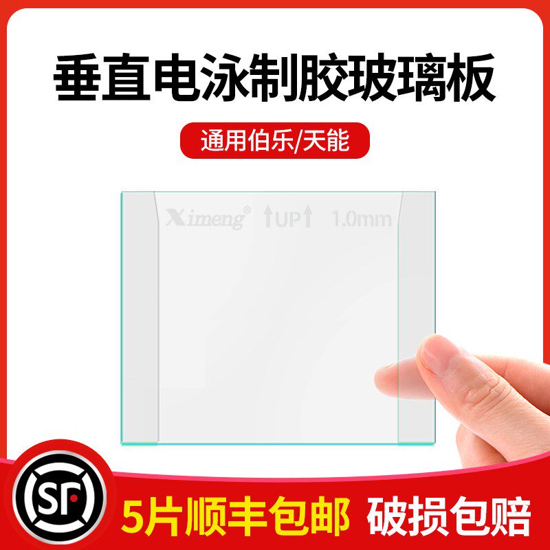 锡萌WesternBlot玻璃薄板短板长板厚板通用伯乐Bio-Rad电泳玻璃板