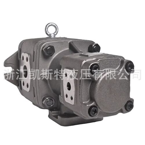 现货KHG00双联泵内啮合齿轮泵液压传动
