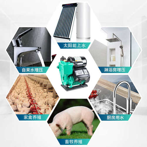 三鱼 智能自吸泵自来水增压泵家用全自动井用管道加压单相220V
