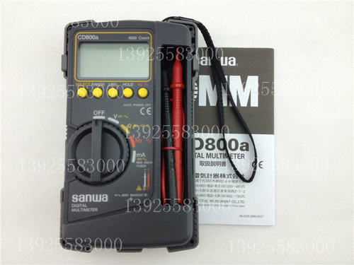 全新原装正品万用表 数字万能表日本三和CD800A