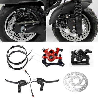 希洛普升特电动滑板车代驾车来令片左右碟刹器140mm刹车盘刹车线