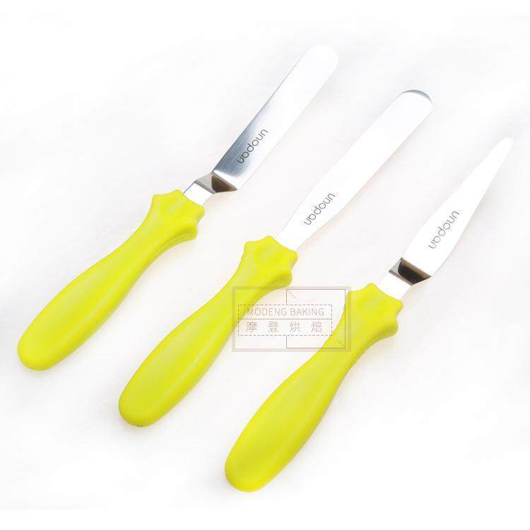 烘焙工具 三能屋诺模具 蛋糕抹刀 吻刀 3个刮平刀 刮刀 UN35211