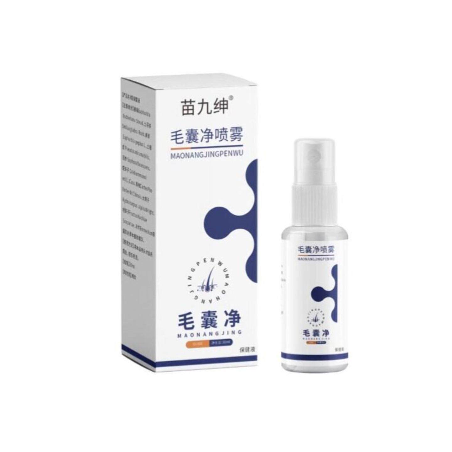毛囊净喷雾温和不刺激发丝毛囊清爽舒适头上痘痘红疙瘩抑菌喷剂