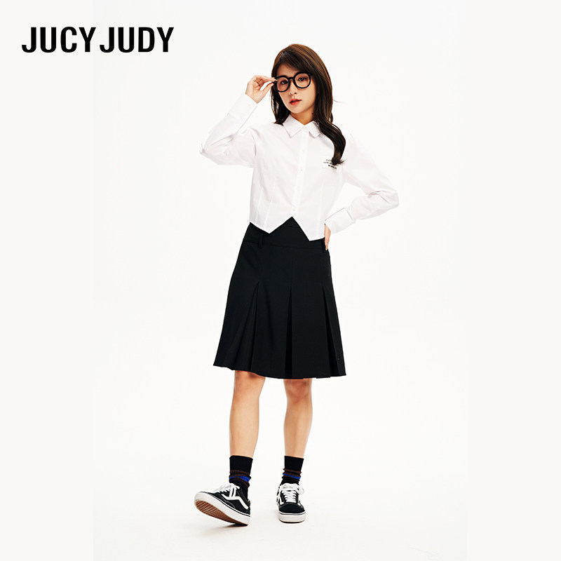 jucyjudy半身裙A字学院风