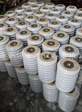 10kv20kv白色瓷瓶陶瓷支柱绝缘子柱60*135户内胶装拉杆绝缘子柱型