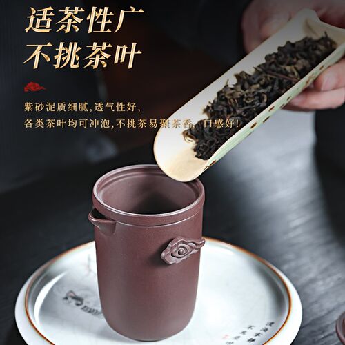 旅行茶具套装户外礼盒装紫砂快客杯一壶四杯办公室泡茶壶功夫茶具