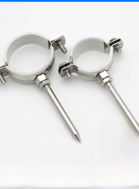 不锈钢电梯201钢钉管夹50Pvc箍20Ppr墙夹110管箍75管代号25水管夹