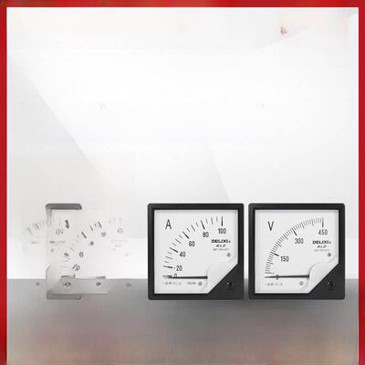 德力西6L2电流表250V 450V直流表80*80 200/5 300/5 100/5