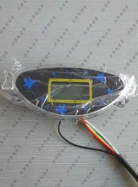 电动车液晶仪表 电量显示屏 数字显示速度里程改装48V60V仪表总成