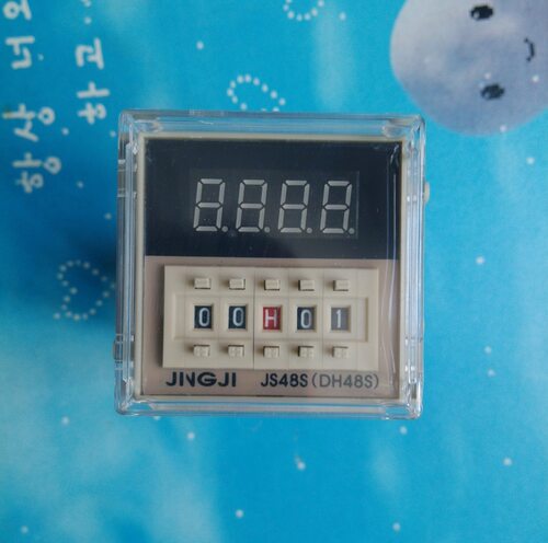 上海精继数显延时继电器 DH48S-1Z(JS48S-1Z)AC220V优质正品带座