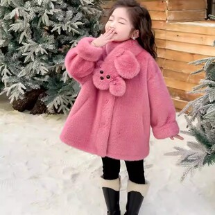 儿童冬装女童超好看棉衣宝宝加厚保暖外套小女孩洋气韩系可爱上衣