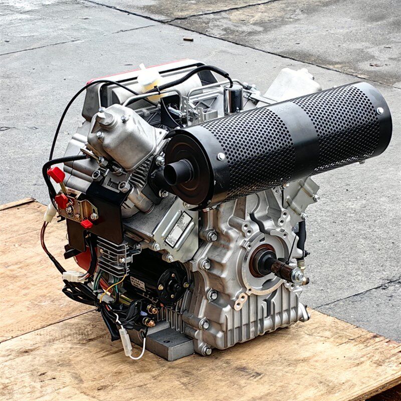 海龙锡普2V95双缸92FE风冷柴油机25/30马力船用v88V100液压泵疏通