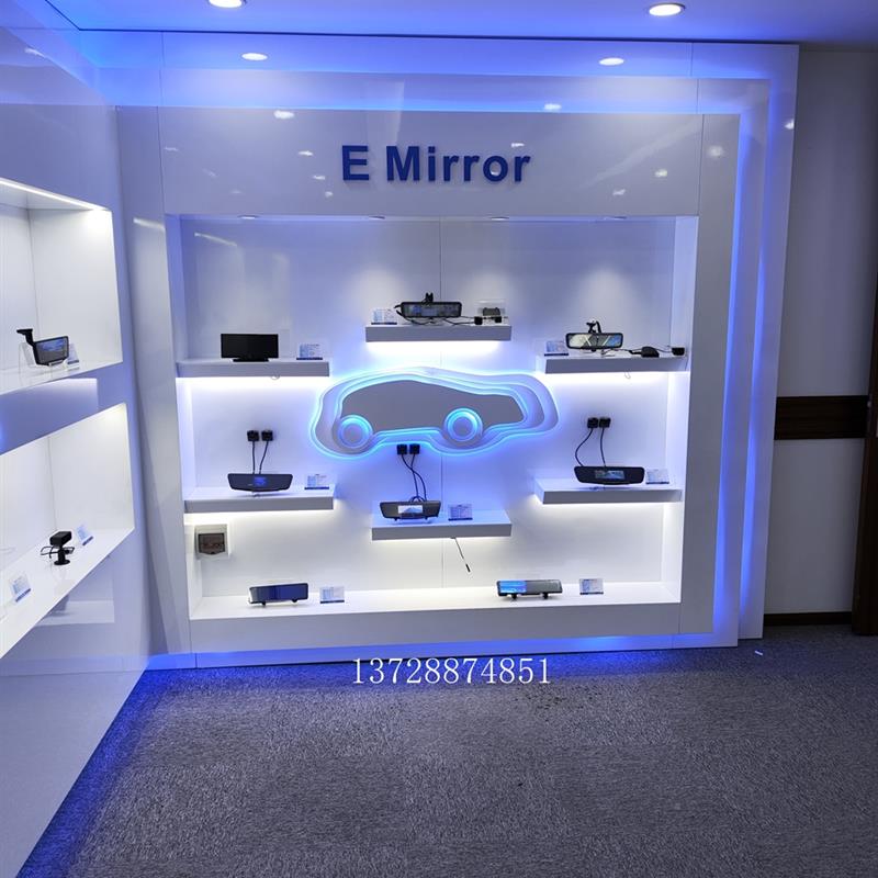定做高档烤漆展柜汽车模型车载配件行车记录仪展示货架公司样品柜