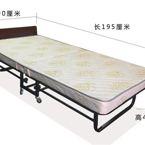环保棕垫 折叠床 单人床 保姆床 临时加床 午休床 午睡床 看护床