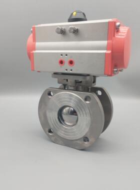 304不锈钢气动高平台薄型球阀意大利式超薄型对夹式球阀Q71F-16P