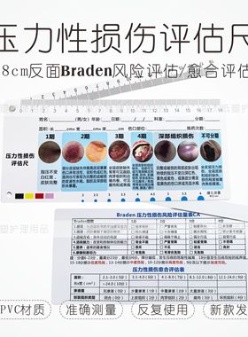 压力性损伤尺braden风险伤口愈合评估疼痛评分瞳孔测量压疮分期尺