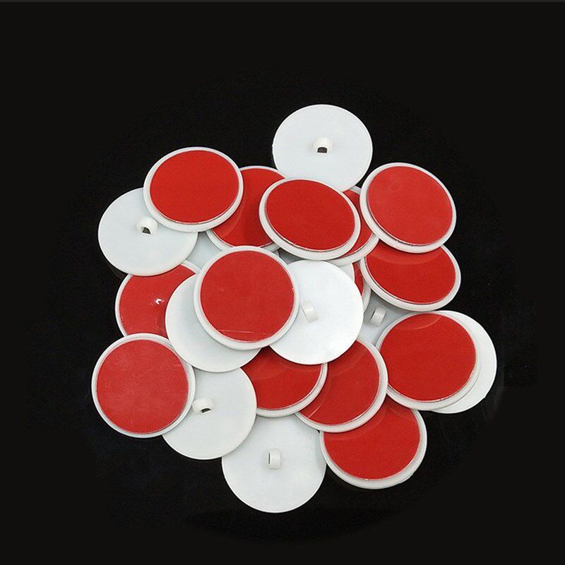 简便圆盘3cm强力室内装饰海报贴墙珠帘吊旗杆悬挂配件吸顶挂粘钩