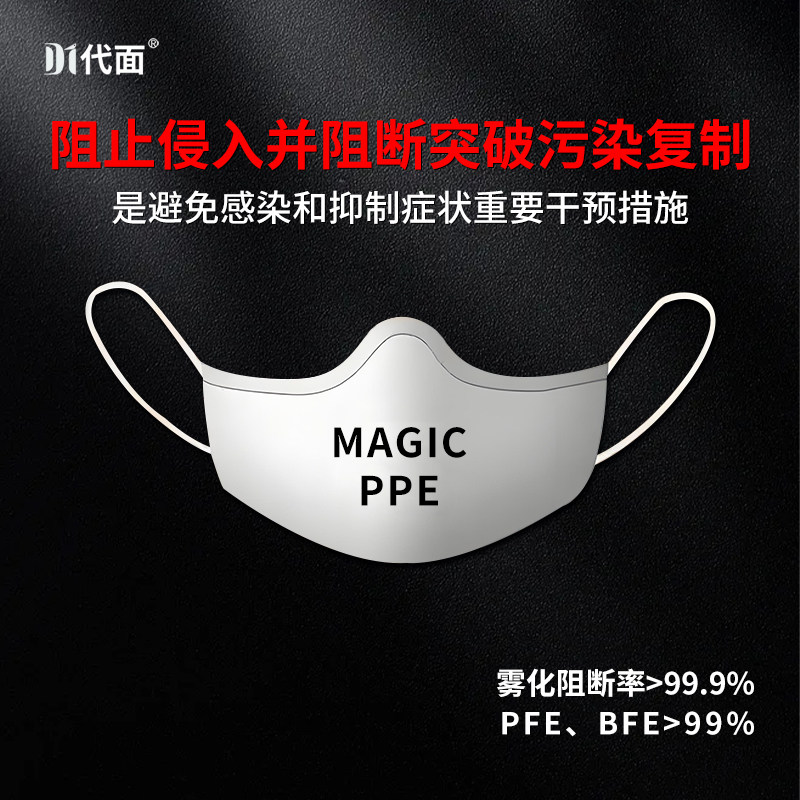 N99高等级防御呼吸器 国际版（爆珠雾化双防）一次性独立包装