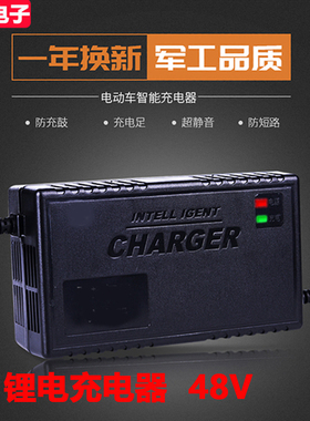 14串48伏三元动车电池充电器58.8V2a安3A4A6A810宁德