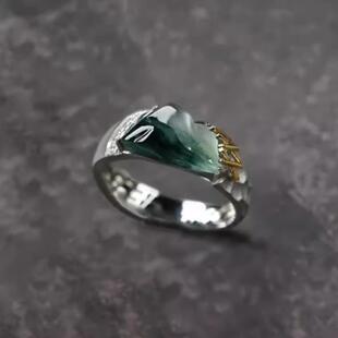 翔栩山盟海誓山河情侣对戒古风新中式 指环 精致百搭时尚