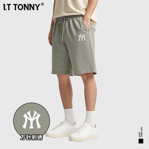 潮牌I.T TONNY2026夏季新款刺绣短裤男女同款运动情侣休闲短裤DS