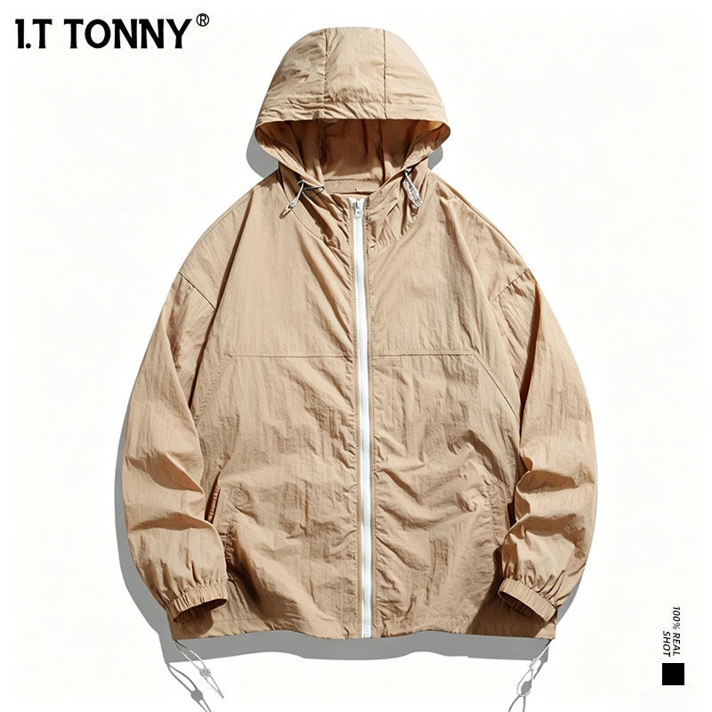 潮牌I.T TONNY潮流防晒服情侣款运动户外登山旅游轻薄防晒衣YF