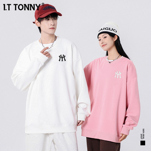 【IT】潮牌情侣亲子款印花圆领卫衣裤子
