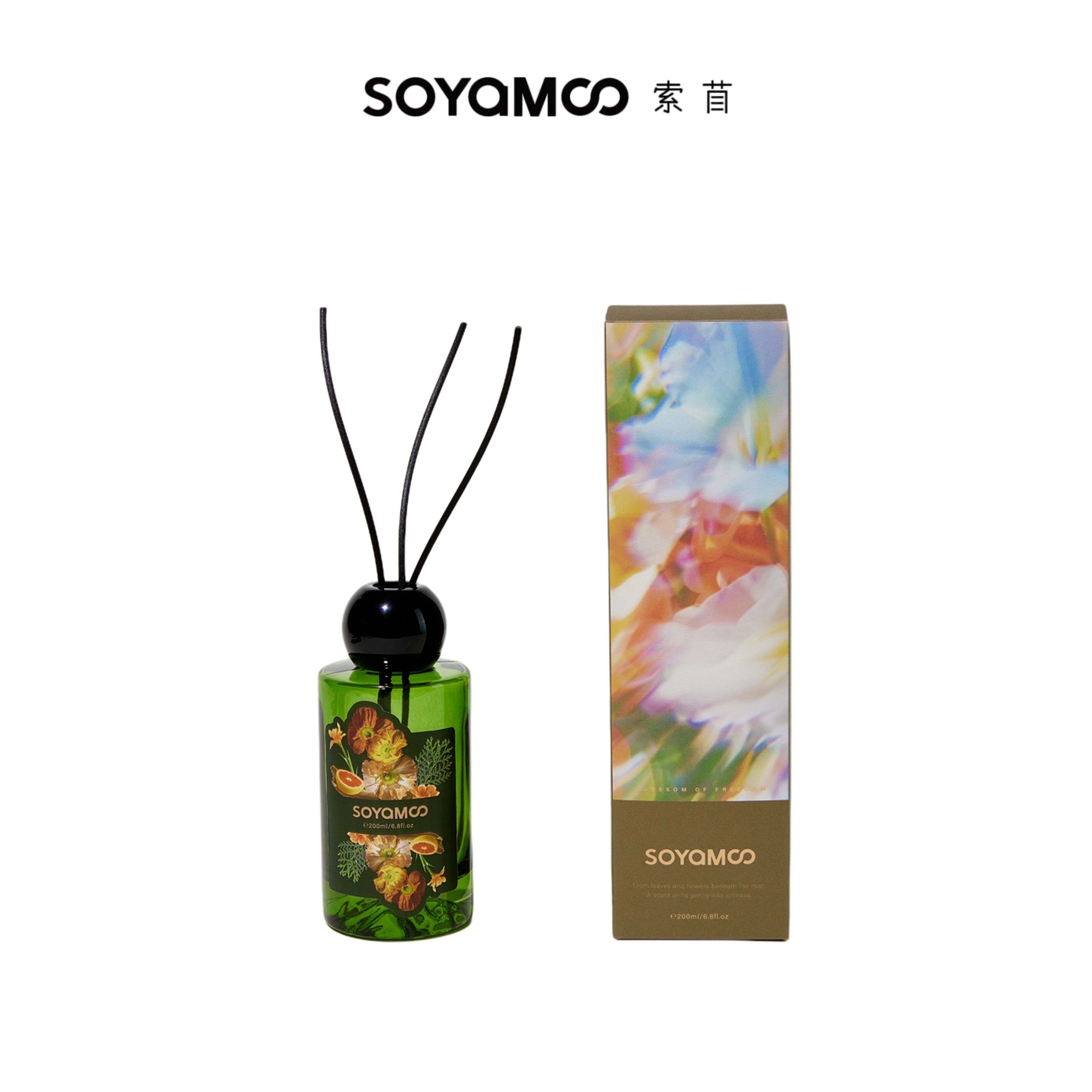 SOYAMOO愈木龙井卧室扩香索苜白檀香韵西苔香薰天然植物无火香薰