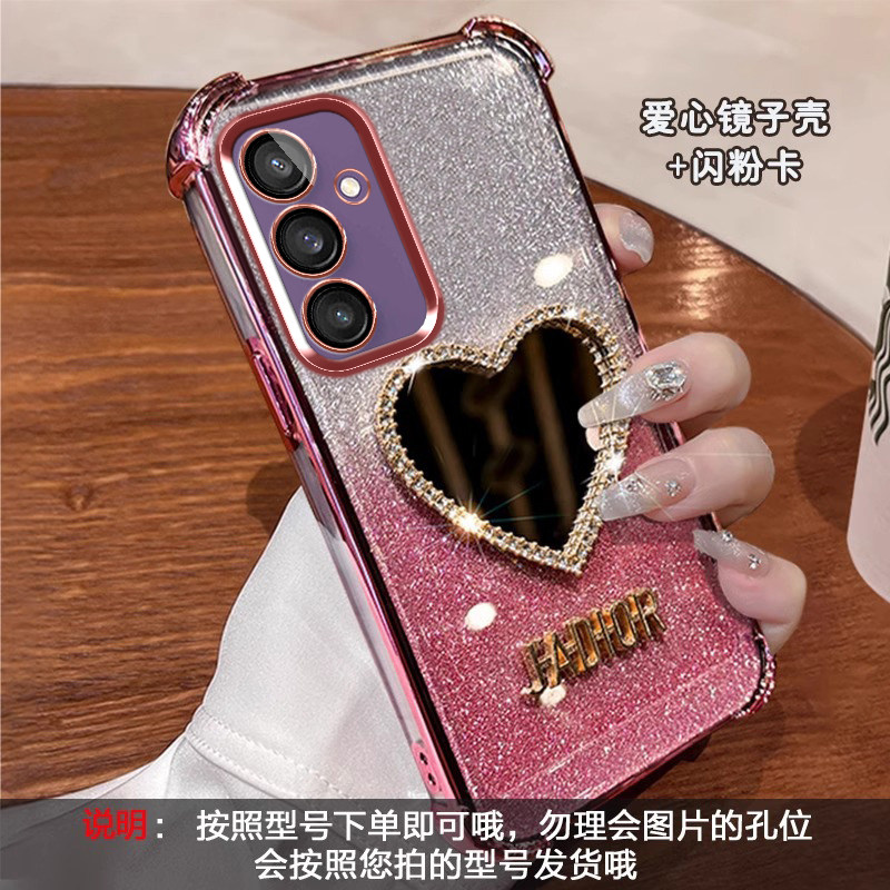 适用三星s25手机壳s25十保护套硅胶S9310自带镜头膜全包galaxys气囊防摔9360软壳galaxy女加镜子外壳个性网红