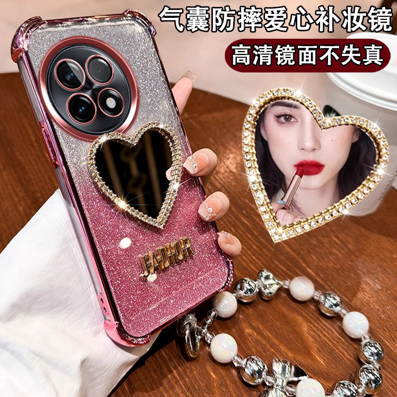 适用一加11手机壳1加11保护硅胶套镜头全包防摔PHB110软壳oneplus创意十一带钻镜子pro女款潮115g新款高级感